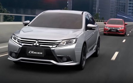 Обновленный Mitsubishi Lancer показали на видео