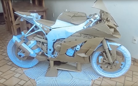 Один-в-один: Kawasaki из картона