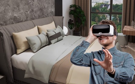 Осмотр квартиры через VR очки в ЖК Parus Premium и Parus CITY