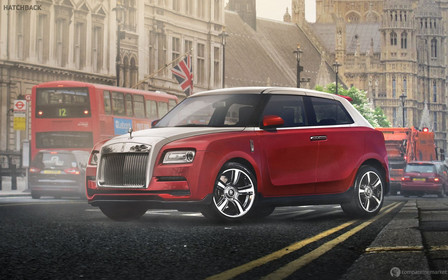 От хэтчбека до пикапа. Художники расширили модельный ряд Rolls-Royce