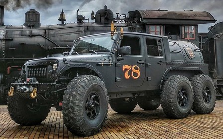 Паровозик Wrangler. Уникальный 6-колесный Jeep выставили на продажу