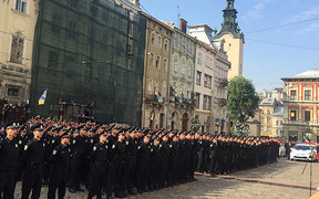 Патрульная полиция начала работать во Львове