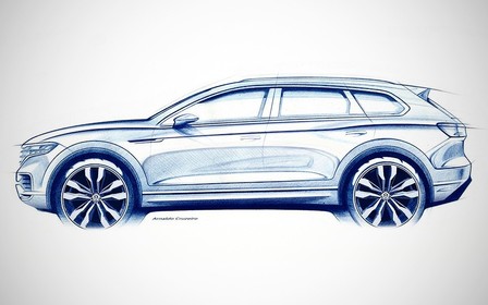 Первое изображение: новый Volkswagen Touareg дебютирует 23 марта