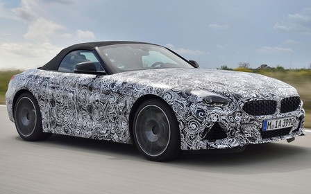 Первые фото: BMW Z4 вышел на трек
