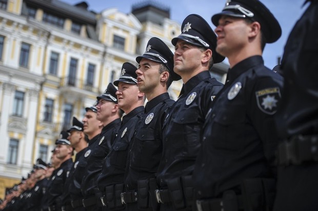 Полиция Киева отчиталась за год службы