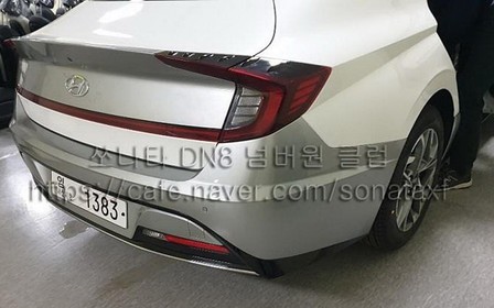 Попался! Новые фото Hyundai Sonata нового поколения