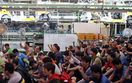 Рабочие Hyundai и Kia начали серию предупредительных забастовок