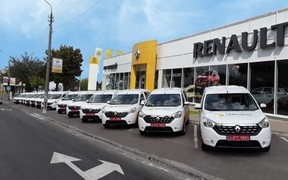 Renault АИС Автокрай завершил сделку по поставке для ПАО Укрпочта специализированных автомобилей Renault Dokker.