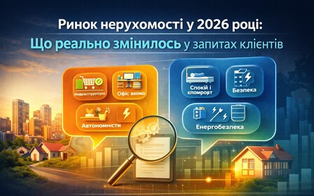 Ринок нерухомості у 2026 році: що реально змінилось у запитах клієнтів