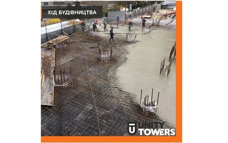 Ривьера Девелопмент продолжает строительство UNITY TOWERS и возобновляет публикацию фотоотчетов