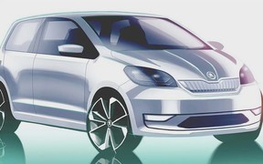 Серийный электрокар Skoda покажут 23 мая