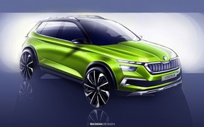 Skoda представит в Женеве абсолютно новый концептуальный кроссовер