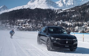Со свистом: Maserati Levante разогнал сноубордиста до 151 км/час