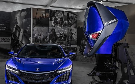 Суперкар Honda NSX превратили в мотор для катера