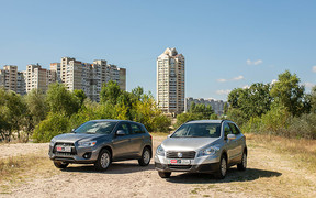 Тест-драйв Mitsubishi ASX и Suzuki New SX4