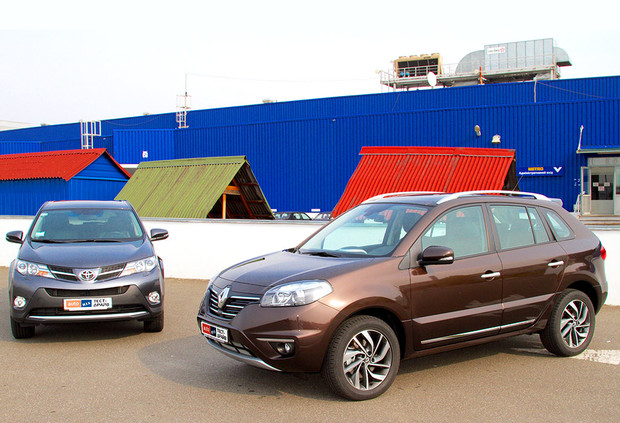 Тест-драйв Renault Koleos и Toyota RAV4