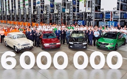 Тираж модели Skoda Octavia перевалил за 6 миллионов