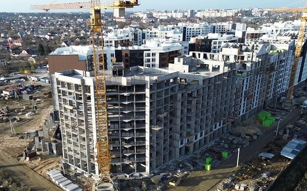 У 37 будинку Синергія Сіті завершили монолітні роботи