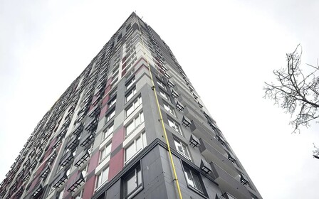 У ЖК Синергія Київ змонтували газову трубу та підключили дахову котельню 2-го будинку