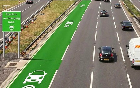 В Британии тестируют дорогу, способную заряжать электромобили