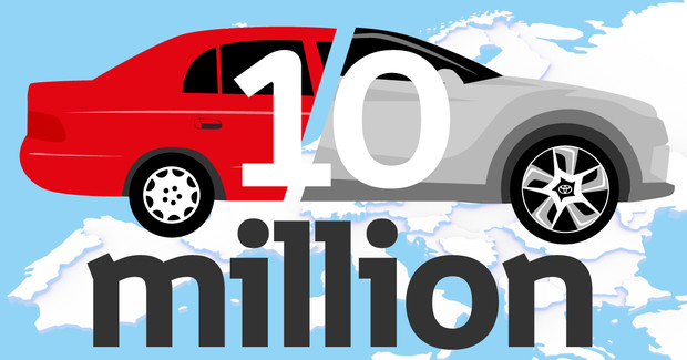 В Европе произведено 10 млн. автомобилей Toyota