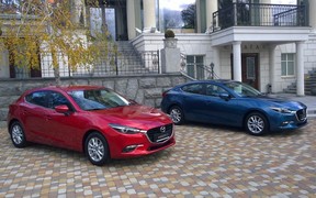 В Киеве представлены обновленные Mazda 3 и Mazda 6