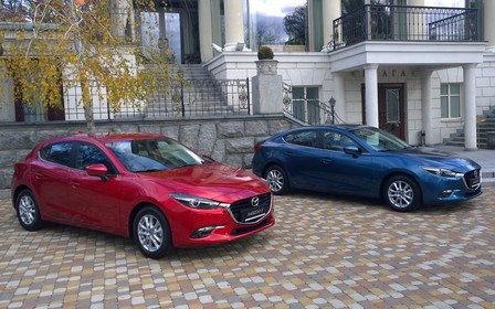 В Киеве представлены обновленные Mazda 3 и Mazda 6