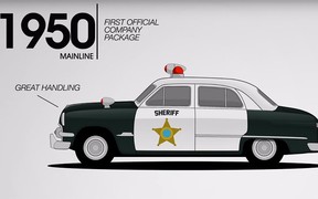 Видео: Ford показал 67-летнюю эволюцию полицейских машин за 1 минуту