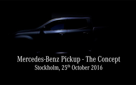 Видео: Mercedes-Benz разогревает публику перед презентацией пикапа