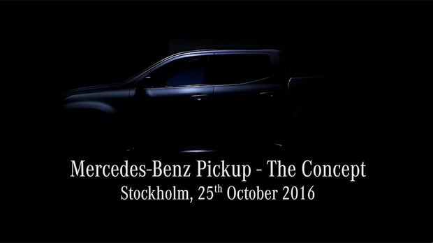 Видео: Mercedes-Benz разогревает публику перед презентацией пикапа