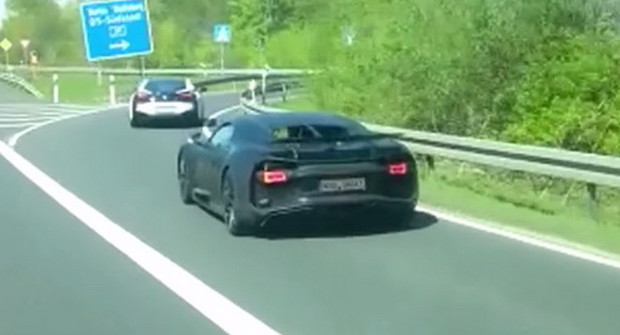 Видео: новейший прототип Bugatti - будущий наследник модели Veyron