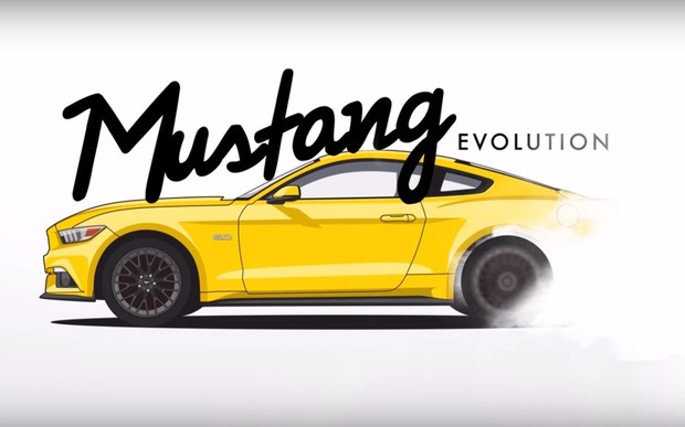 Видео: все купе Ford Mustang - за 2 минуты