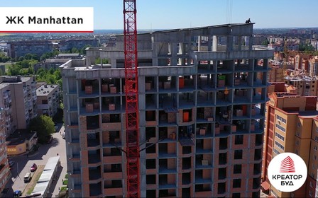 Видеоотчет строительства ЖК Manhattan от «Креатор-Буд» в мае 2022 года