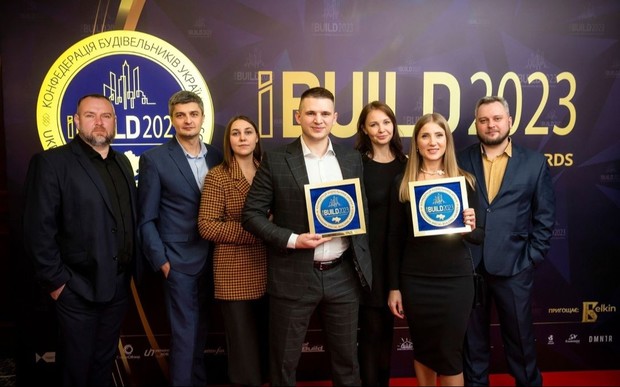 Відповідальне лідерство: Будівельну групу Синергія двічі відзначили на щорічній премії IBUILD 2023