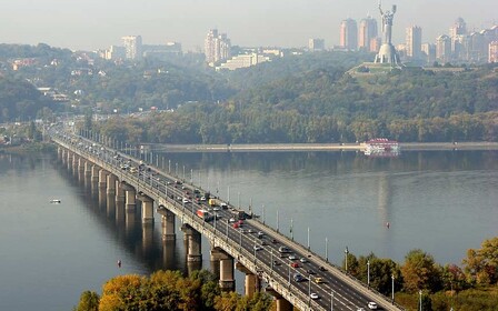 ВНИМАНИЕ. Движение на левобережной развязке моста Патона ограничено