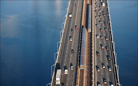 ВНИМАНИЕ! Движение на Южном мосту в Киеве снова перекрыли