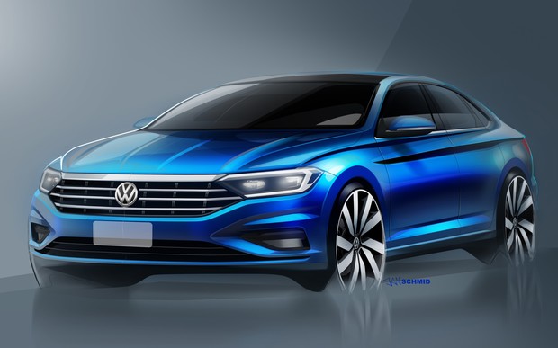 Volkswagen Jetta нового поколения: свежие фото + интерьер