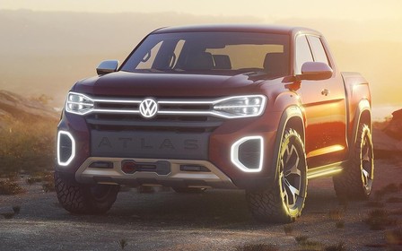 Volkswagen представил концептуальный пикап с несущим кузовом
