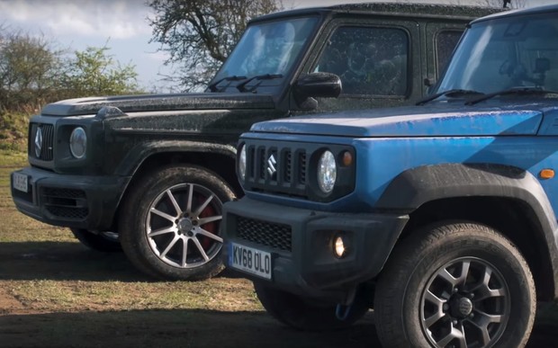 Вот мы и встретились! «Гелендваген» сразился с Suzuki Jimny. ВИДЕО