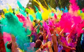 Второй забег с красками Holi Run в Киеве