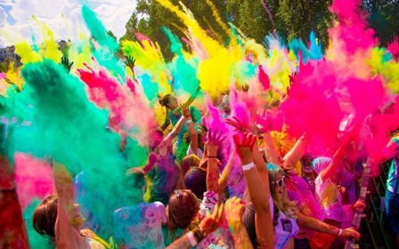 Второй забег с красками Holi Run в Киеве