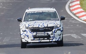 «Заряженный» Skoda Kodiaq RS сфотографировали на Нюрбургринге