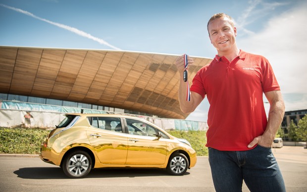 Золото за золото: Nissan подарит олимпийским чемпионам золотые электромобили Leaf