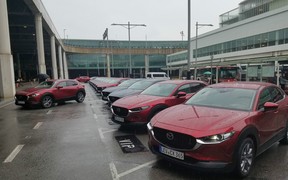 Mazda CX-30 rain