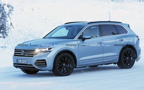 VW Touareg spy