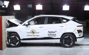 Hyundai Kona crash