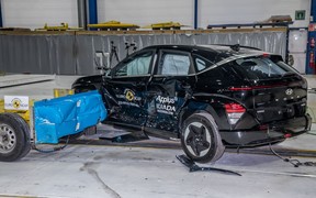 Hyundai Kona crash