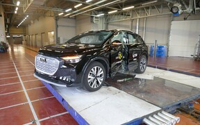 Audi Q4 e-tron crash Audi Q4 e-tron crash