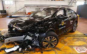 Audi Q4 e-tron crash Audi Q4 e-tron crash