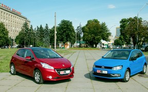 Peugeot 208 & VW Polo - вместе